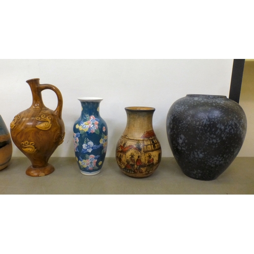 109 - Decorative ceramics: to include a Herend porcelain model group, two ducks  6.5