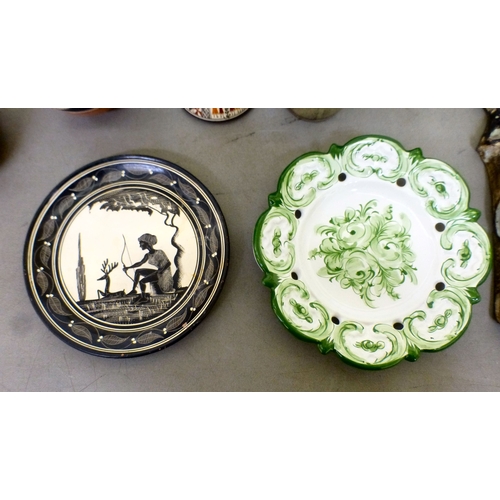 109 - Decorative ceramics: to include a Herend porcelain model group, two ducks  6.5