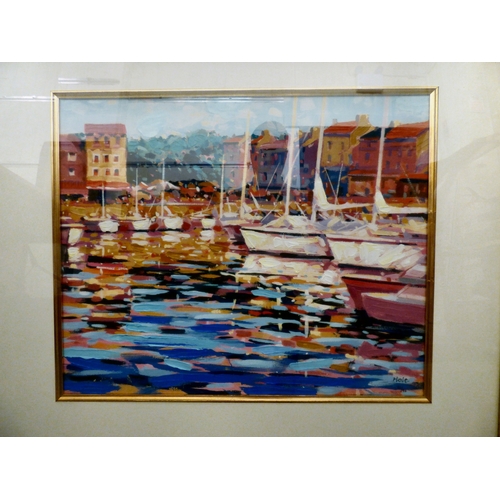 127 - Various prints: to include after Holt - a quay scene&nbsp; Limited Edition 41/95 coloured print&nbsp... 