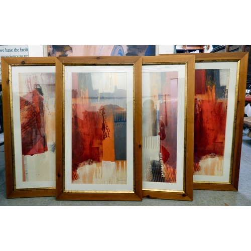 127 - Various prints: to include after Holt - a quay scene&nbsp; Limited Edition 41/95 coloured print&nbsp... 