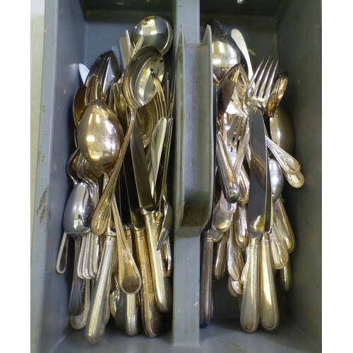 137 - Silver plate: to include an entr&eacute;e dish and cover&nbsp; 12