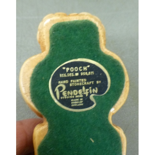 144 - A mixed lot: to include a Pendelfin plaster model, a rabbit&nbsp; 8