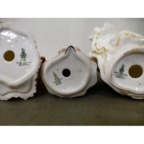 156 - Royal Doulton and Beswick china figures: to include 'Julia'&nbsp; HN2705&nbsp; 8