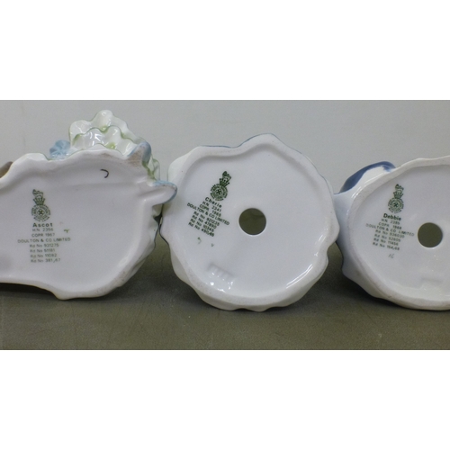 156 - Royal Doulton and Beswick china figures: to include 'Julia'&nbsp; HN2705&nbsp; 8