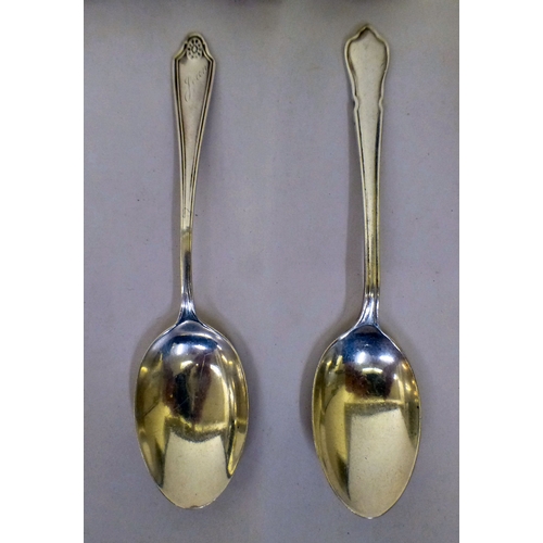 161 - Silver collectables: to include two similar Georgian Old English pattern tablespoons  indistinct mar... 