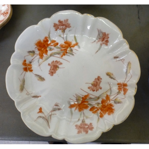 166 - Ceramics: to include a Coalport china part dessert service&nbsp;