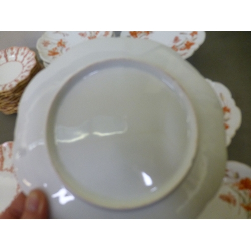 166 - Ceramics: to include a Coalport china part dessert service&nbsp;