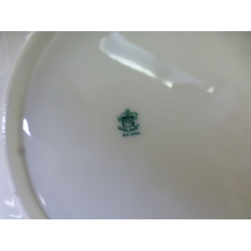 166 - Ceramics: to include a Coalport china part dessert service&nbsp;