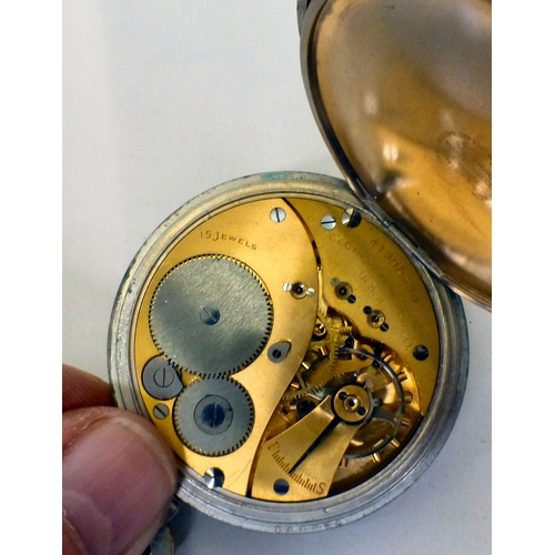 168 - Victorian and later pocket watches: to include an example in a silver case, faced by a Roman dial wi... 