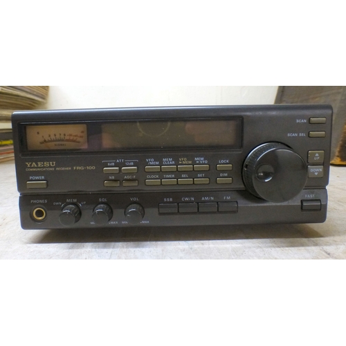 63 - A Yaesu FRG-100 communications receiver&nbsp; 4