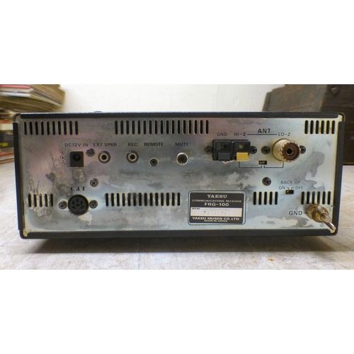 63 - A Yaesu FRG-100 communications receiver&nbsp; 4