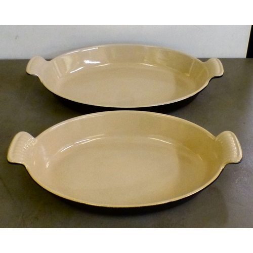 66 - Le Creuset enamelled cast iron kitchenware: to include gratin dishes&nbsp; 15