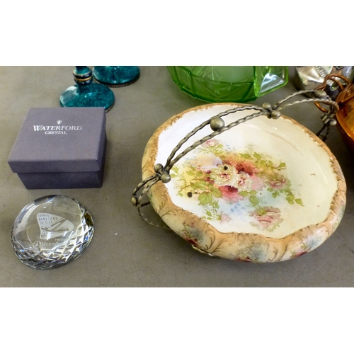 72 - Interior design items: to include candlesticks and decanters  various sizes