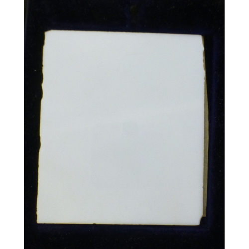 73 - S Sanony - an early 20thC portrait miniature, a formally dressed woman&nbsp; watercolour on porcelai... 