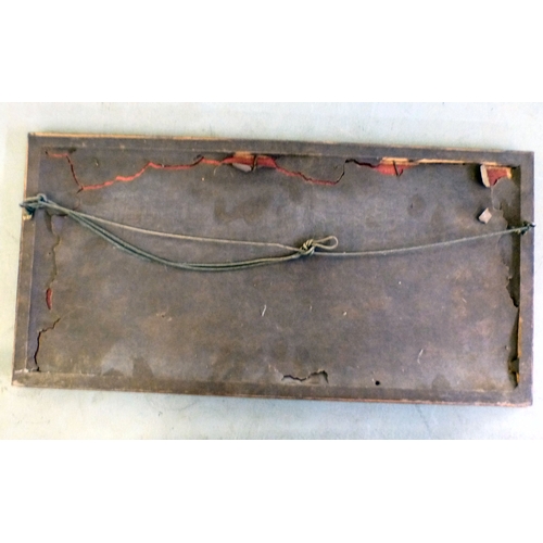 76 - Two framed presentations of Great War period, embroidered sweetheart cards