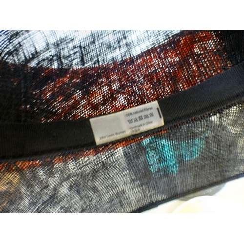 80 - Ladies hats: to include a black John Lewis example with a wide brim&nbsp;