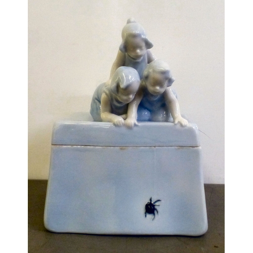 83 - Decorative ceramics: to include pottery tiles  variously decorated, ages & sizes