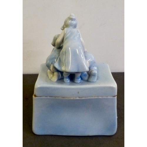 83 - Decorative ceramics: to include pottery tiles  variously decorated, ages & sizes