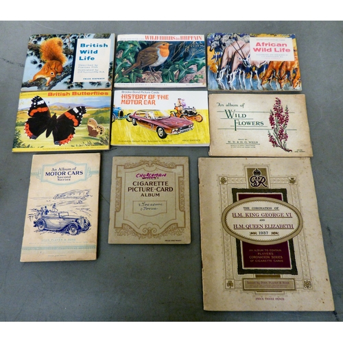 89 - Uncollated tea and cigarette cards: to include military issues&nbsp; some framed, some in albums&nbs... 