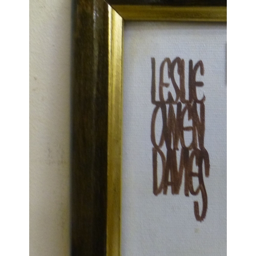 92 - Framed pictures and prints: to include Leslie Owen Davies - 'St Mary's Church, Battersea'&nbsp; oil ... 