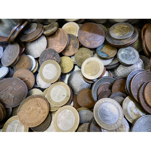 93 - Uncollated British and other coins&nbsp;
