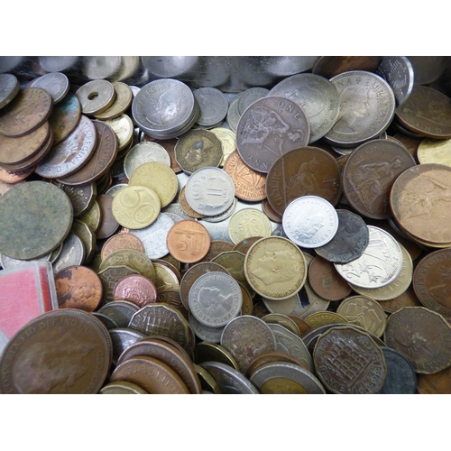 93 - Uncollated British and other coins&nbsp;