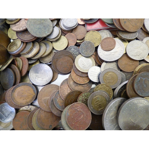 93 - Uncollated British and other coins&nbsp;