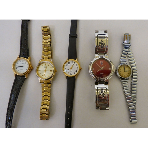 94 - Wrist and pocket watches&nbsp; variously cased and strapped; and various cufflinks&nbsp;