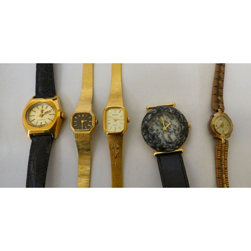 94 - Wrist and pocket watches&nbsp; variously cased and strapped; and various cufflinks&nbsp;