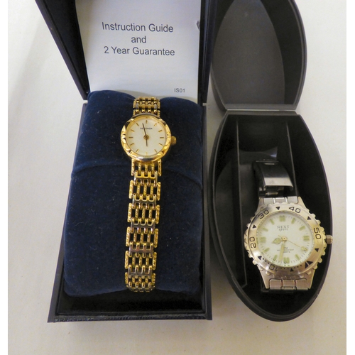 94 - Wrist and pocket watches&nbsp; variously cased and strapped; and various cufflinks&nbsp;