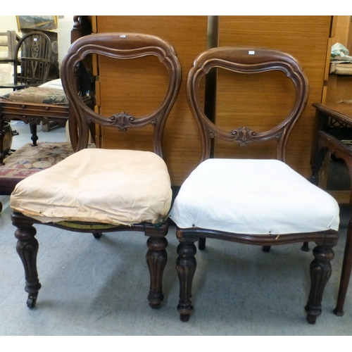 96 - Early 20thC and later small furniture: to include a mahogany splat back dining chair; and a mahogany... 