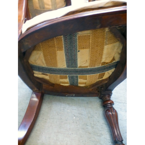 96 - Early 20thC and later small furniture: to include a mahogany splat back dining chair; and a mahogany... 