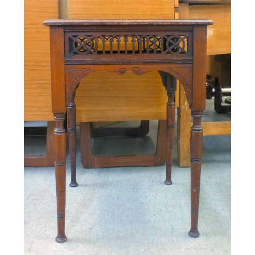 96 - Early 20thC and later small furniture: to include a mahogany splat back dining chair; and a mahogany... 