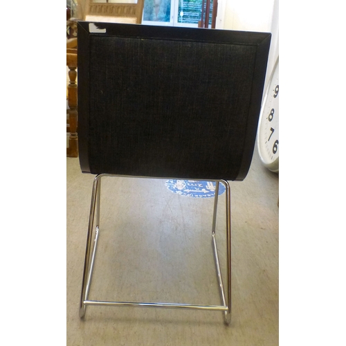 98 - A modern Kesterport stainless steel framed office chair&nbsp;