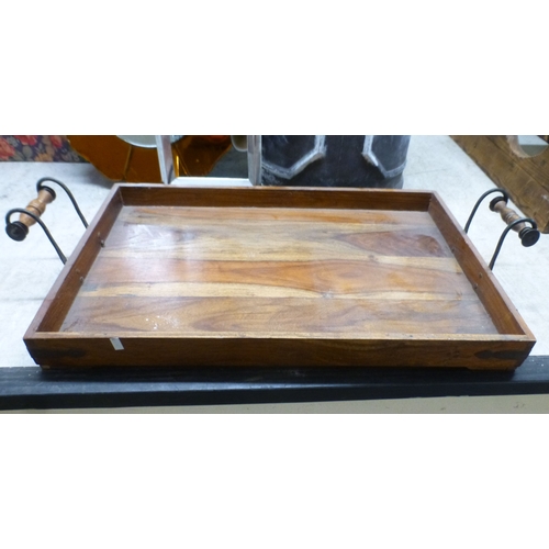 323 - Interior design accessories: to include luggage; desktop and serving items, featuring Japanese influ... 