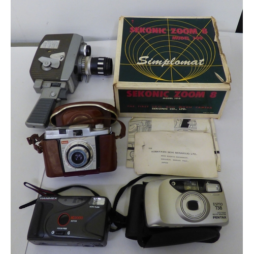 307 - Photographic equipment: to include a Kopil 200m 8EE film camera&nbsp;