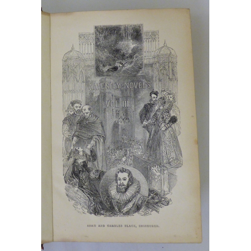 311 - Books: to include Waverley novels, in four volumes, dated 1854&nbsp;