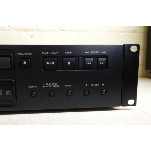 50 - Audio equipment, viz. a Tascam CD-200 CD player&nbsp; 4