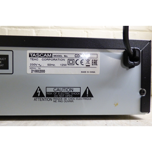 50 - Audio equipment, viz. a Tascam CD-200 CD player&nbsp; 4