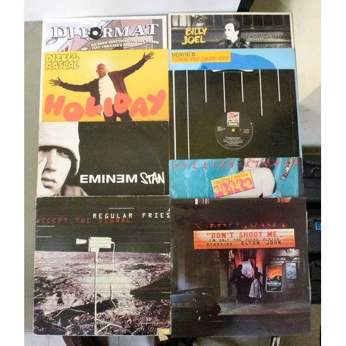 Records and 45rpms, mostly rock n' pop: to include examples by Queen ...