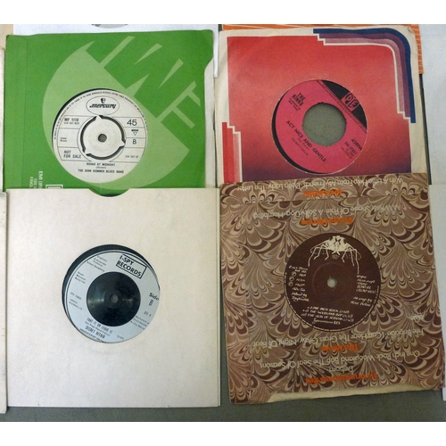 Records and 45rpms, mostly rock n' pop: to include examples by Queen ...