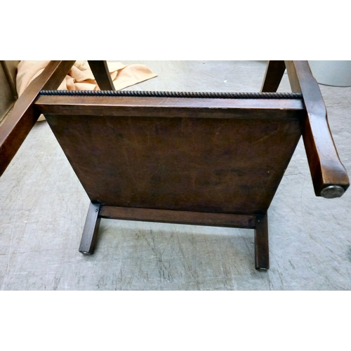23 - Early 20thC and later small furniture: to include an Edwardian mahogany occasional table, raised on ... 