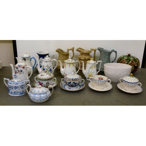 241 - Mid 19thC and later decorative ceramics: to include examples by Crown Staffordshire; Copeland Spode;... 