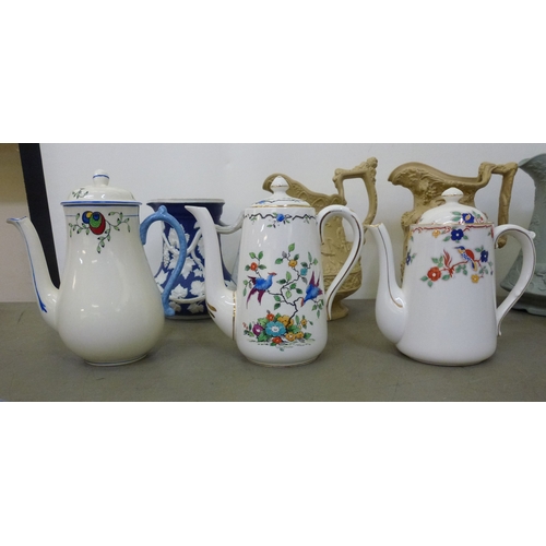 241 - Mid 19thC and later decorative ceramics: to include examples by Crown Staffordshire; Copeland Spode;... 