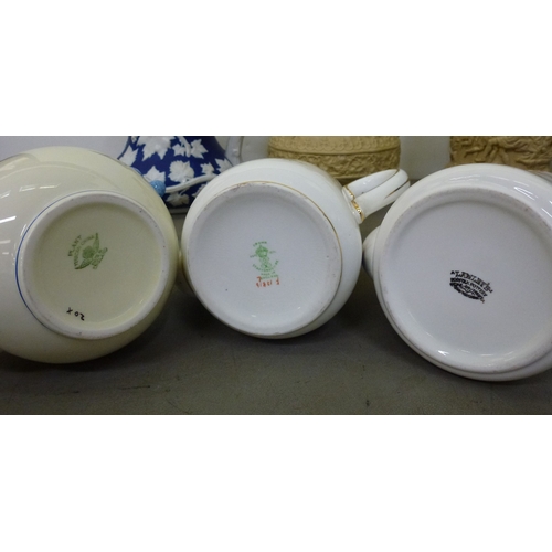 241 - Mid 19thC and later decorative ceramics: to include examples by Crown Staffordshire; Copeland Spode;... 