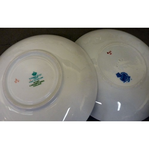 241 - Mid 19thC and later decorative ceramics: to include examples by Crown Staffordshire; Copeland Spode;... 