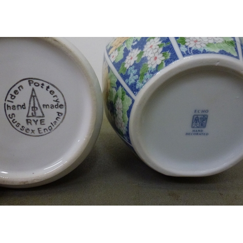 251 - Late 19thC and later decorative ceramics: to include examples by Crown Ducal; Kaiser; and Clarice Cl... 