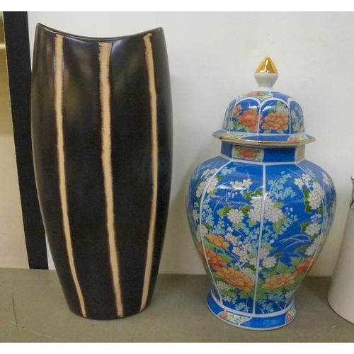 251 - Late 19thC and later decorative ceramics: to include examples by Crown Ducal; Kaiser; and Clarice Cl... 