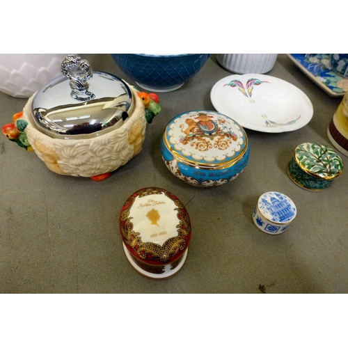 251 - Late 19thC and later decorative ceramics: to include examples by Crown Ducal; Kaiser; and Clarice Cl... 