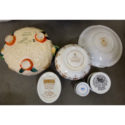 251 - Late 19thC and later decorative ceramics: to include examples by Crown Ducal; Kaiser; and Clarice Cl... 